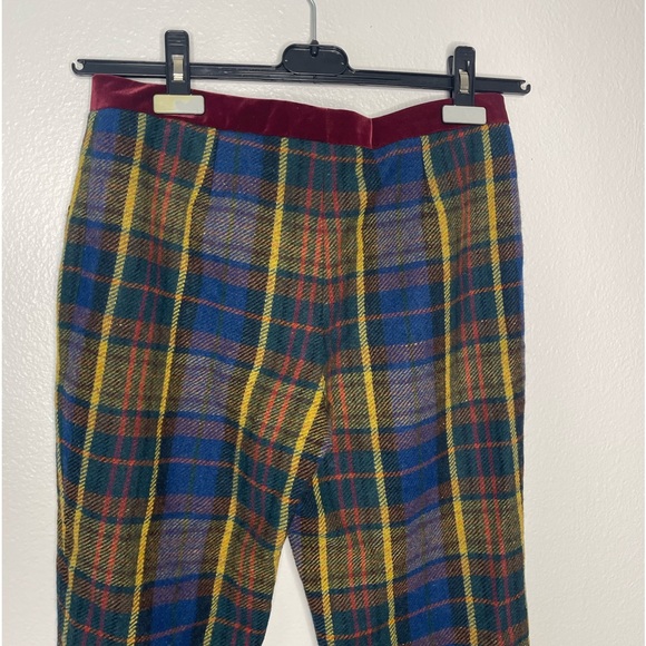 Vintage Plenty Flannel Floral Multi-colored Wool Blend Pants Size Medium - Picture 13 of 13